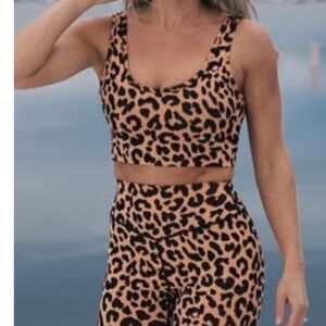 Balanced Athletica Leopard Print Active Bra